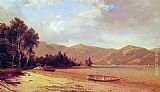 Lake Canvas Paintings - View of Dresden, Lake George
